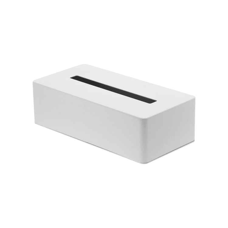 Tissue Case - Steel White 1 piece - Yami.com