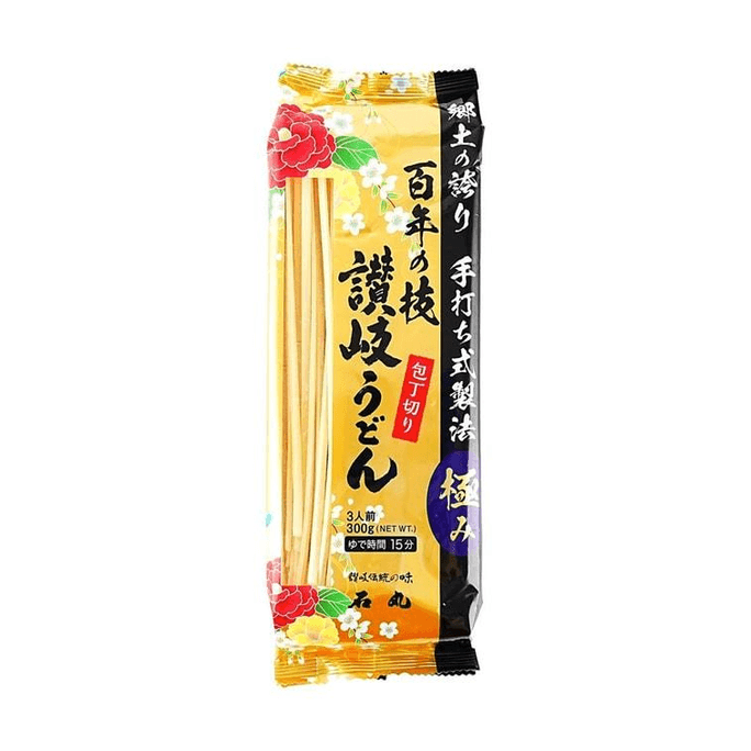 【대만(중국) 직배송】 일본 이시마루 제면 사누키 우동 건면 3인분 300g