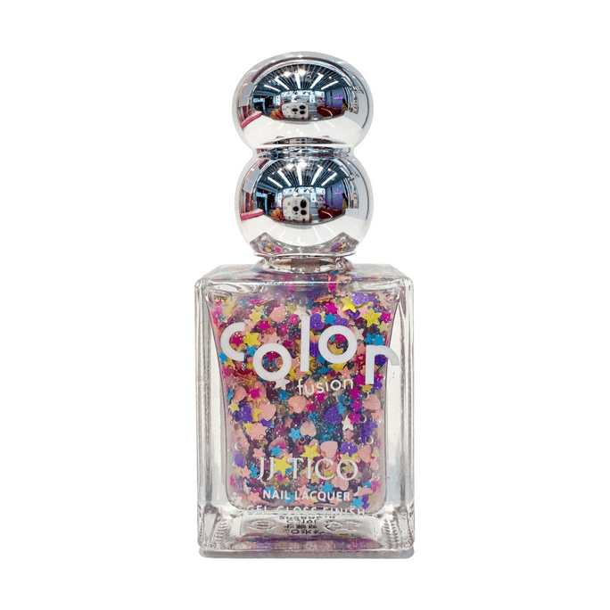 Color Fusion Water Based Nail Lacquer # Rainbow Diamond Dust 12ml