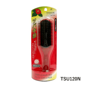 【日本直送】日本 ACCENTIAL 池本椿油浸スタイリングブラシ S TSU120 1本 ヘアスタイリングブラシ ヘアケア イオンコーミング 椿油