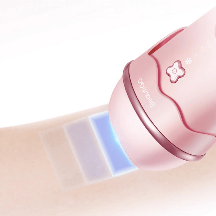 사파이어 아이스 쿨링 기술이 적용된 IPL 제모기, 부드러운 전신 사용, #사쿠라 밀크푸딩 4