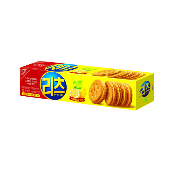 【韓国直郵】韓国RITZ Koreaレモンクリームサンドビスケット37g x 2p