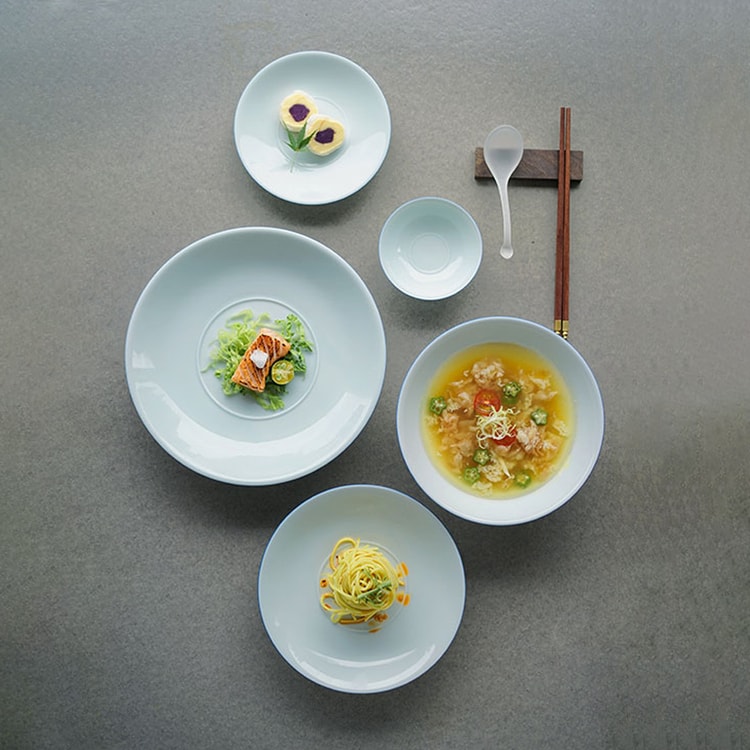 景徳鎮★食器セット LANYINDONGFANG 景徳鎮陶器食器セット湖 - Yami