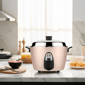 Stainless Steel Vanilla Cream Rice Cooker TAC-11TM 11 Cups