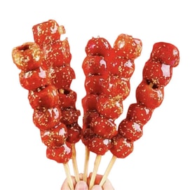 Freeze Dried Sugar-Coated Hawthorn Tanghulu 25*4Pcs