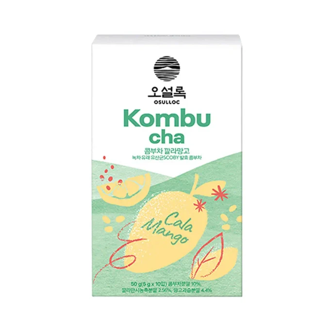 【韓国直送】オスロックコンブチャ #カラマンゴー 10本入り（50g）
