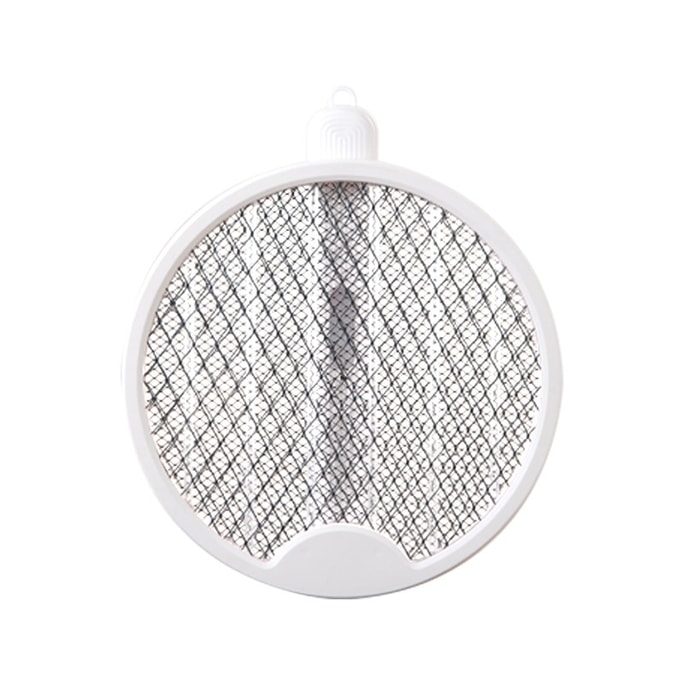 Folding electric mosquito beat rechargeable mosquito traps mosquito lights outdoor 2 in 1 White