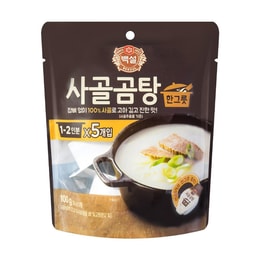 Beksul Beef Stock Soup , 0.71 oz *5 【Rich Flavor for Korean Cooking】