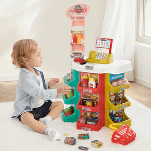 Kids Toy Supermarket Grocery Store Cashier 