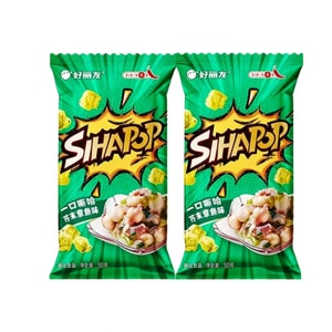 好丽友中国 好丽友斯哈小食芥末章鱼味鸡米花50g*2袋