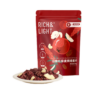 [중국 직배송] 루이추 오트밀, 산사나무 열매, 붉은 퀴노아, 과일, 견과류 즉석 아침 식사 300g*1봉