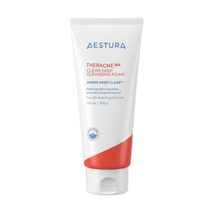 THERACNE 365 Clear Deep Cleansing Foam 7.05oz - Amino Acid Gentle Pore Cleanser for Acne-Prone Skin