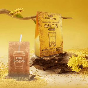 Osmanthus Flavored Instant Milk Tea Zero Sugar 5 Bags 3.53 oz