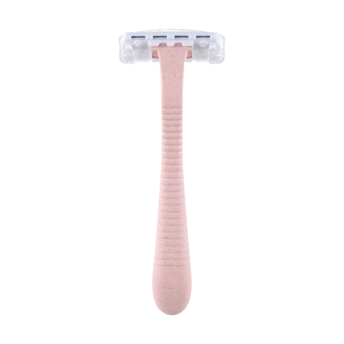 3 Blade Face Razor 4pcs #Pink