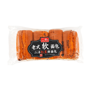 二洋 老式软面包 红豆味 400g【传统慢发酵工艺】【营养早餐】