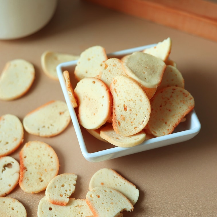 [건강하고 저칼로리] 한국산 나인데이즈 베이글 크리스프 [허니버터맛] 55g 4