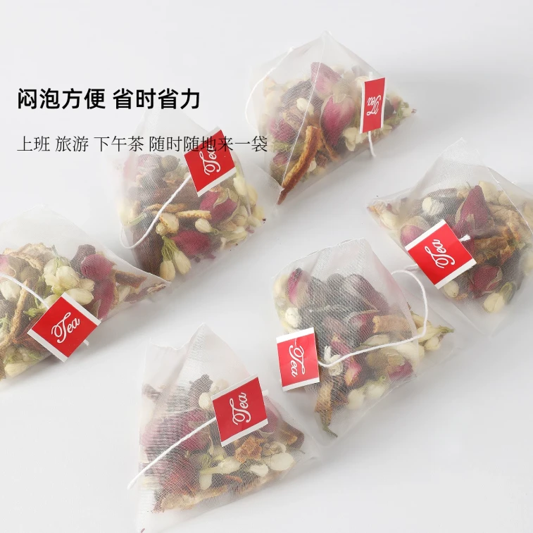 Rose, Gardenia, And Dried Tangerine Peel Tea With Dandelion And Jasmine: Relieves Liver Stagnation And Depression; Treats Qi Stagnation, Qi Blockage, And Blood Stasis 1 box (13g × 10 Packets) 5