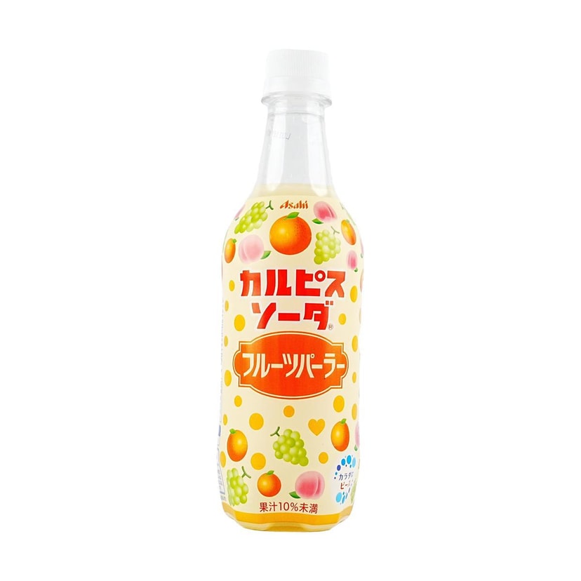 日本ASAHI朝日 可尔必思 综合水果味苏打水 450ml
