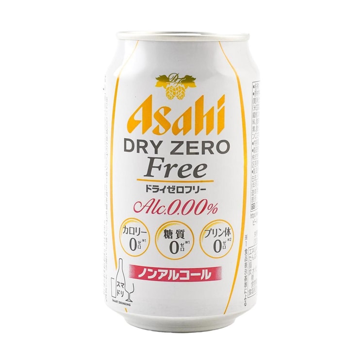 ASAHI 【ノンアルコールビール】ドライゼロフリーソフトドリンク 11.83floz - Yami