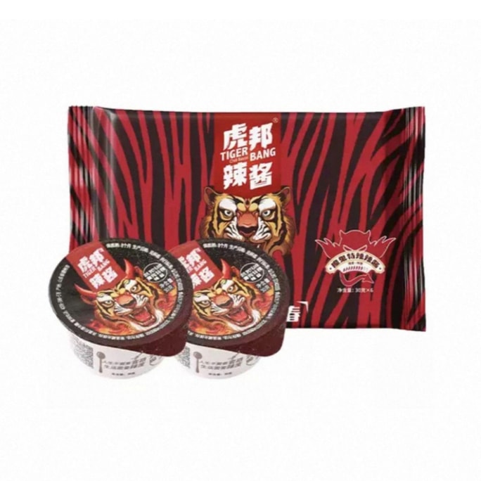 虎邦辣酱 魔鬼特辣辣酱30g*6