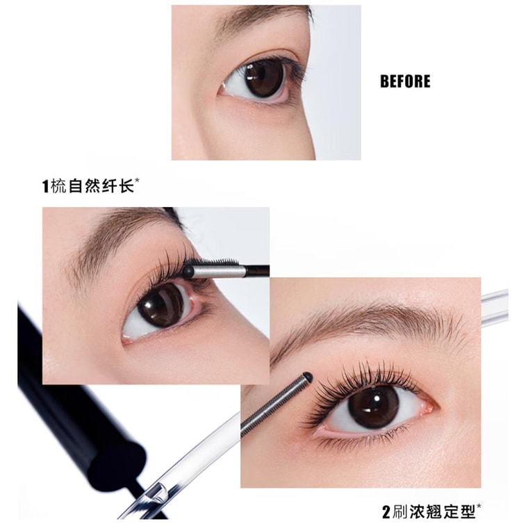 Feather Lash Iron Mascara, 0.11 oz. #01 Black - 12HR Smudge-Proof & Clump-Free | 3-in-1 Lash Primer + Volumizing + Seale 5