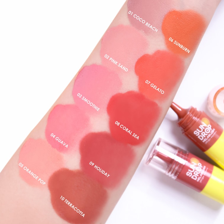 SUNDROP MELABLUSH SPF50+ PA++++ #02 PINK SAND 6g 8