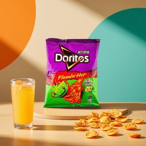 台湾版DORITOS多力多滋 玉米片 劲辣香柠味 68g