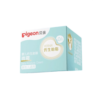 【中國直效郵件】 日本 PIGEON貝親 仿生胎脂嬰兒寶寶新生兒乳霜保濕5g/盒