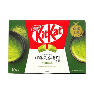 Ito Kyuemon Uji Matcha Chocolate Wafer Biscuits 10 pieces