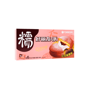 Red Bean Choco Pie - 6 Pieces, 5.92oz