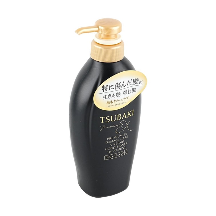TSUBAKI Black Camellia Luxury Black Ion Repair Strong EX ヘアコンディショナー、13.5 fl oz [2024年新バージョン] 8