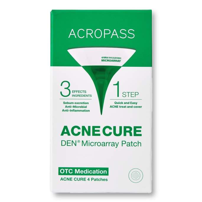 韩国 ACROPASS 微針粉刺修護貼 – 4片裝  淨膚護理
