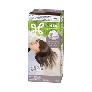  日本 KAO花王 Liese 泡沫染发剂 薰衣草灰