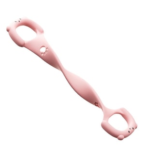 Pull Back Open Shoulder Yoga Elastic Strap Back Enlargement Slim Legs Stretch Pink