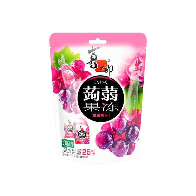 Red Grape Konjac Jelly, 4.23oz