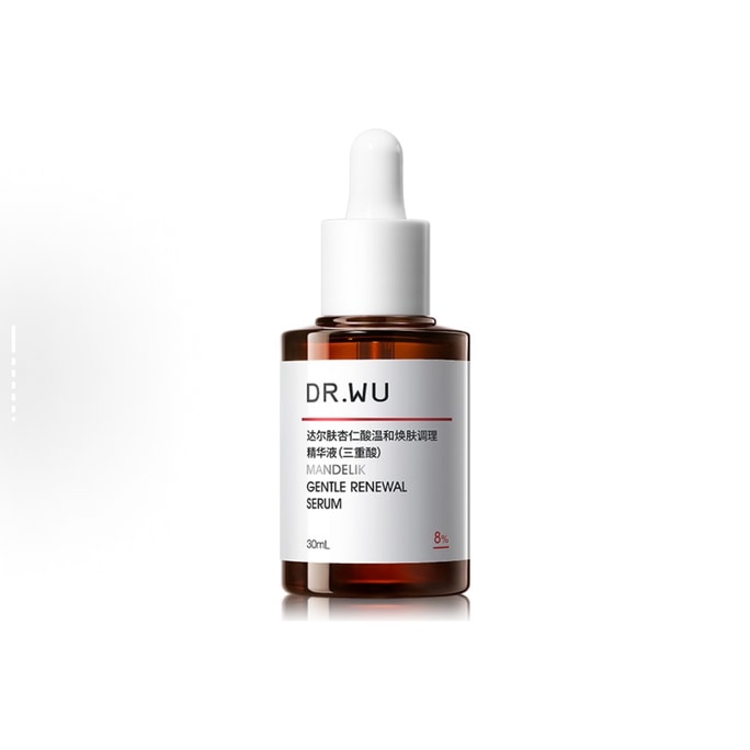 [홍콩에서 직접 우편 발송] 달퓸 만델산 에센스 8% 트리플산 30ml 여드름 치료 과일산 살리실산이 닫힌 코메도를 제거하고 거칠기를 개선합니다.