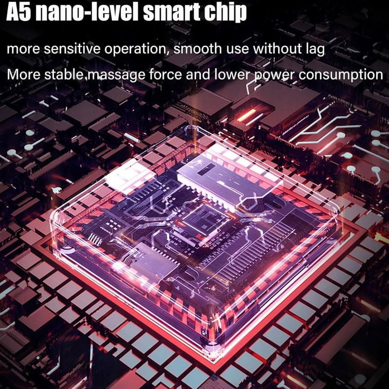 Neck Massager with Heat - Deep Muscle Activation, 6 Modes, 15 Intensities, Hands-Free, Ergonomic Design, Quiet Relaxation 6