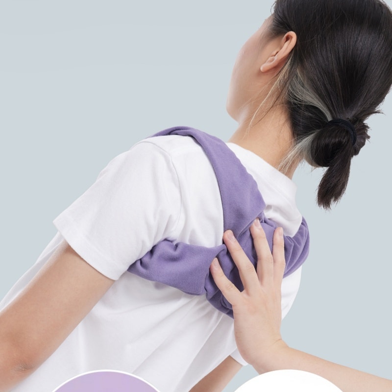 【中國直郵】 親太太 開肩帶開肩直背男女士通用睡眠開肩帶防駝背糾正體態開肩 夢幻紫 適合 80-105斤 一個裝