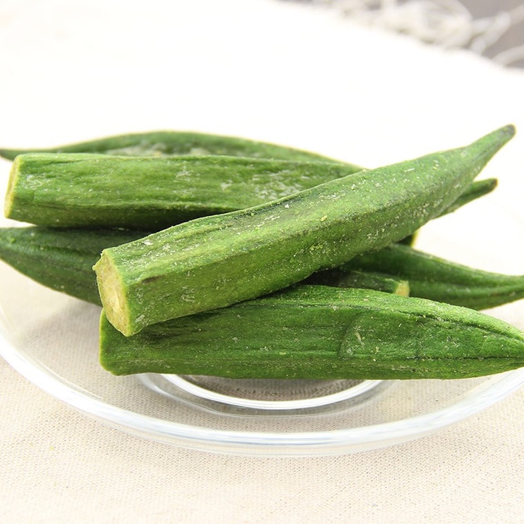【中國直郵】 口味滋源 蔬菜乾果蔬脆 水果乾 混合裝 蔬果脆片 秋葵香菇脆 點心100g 5