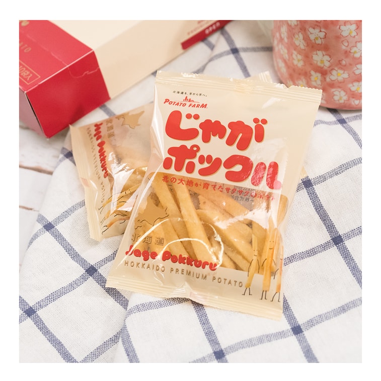 日本CALBEE卡樂比 薯條三兄弟 Jaga Pokkuru 10包入 180g 北海道特產 10