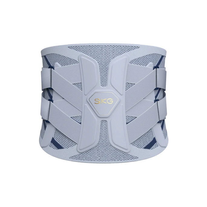 Z1 Medical Back Brace for Herniated/Bulging Disc Hard Lumbar Support Belt for Muscle Strain Light Grey Large Size 1pc