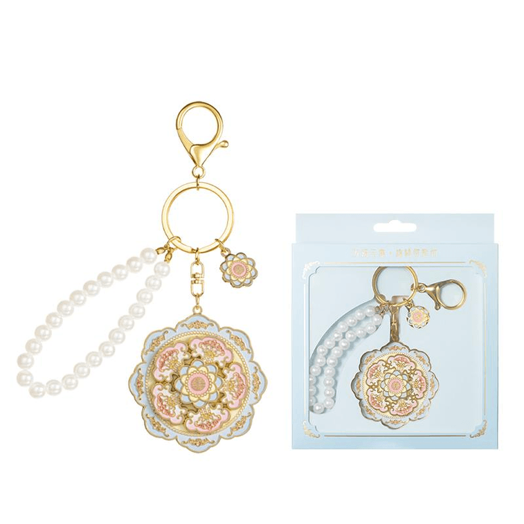 【中国直邮】 雍王府 福气旋转钥匙扣包挂件 万福云集 6.2*6.2cm 3