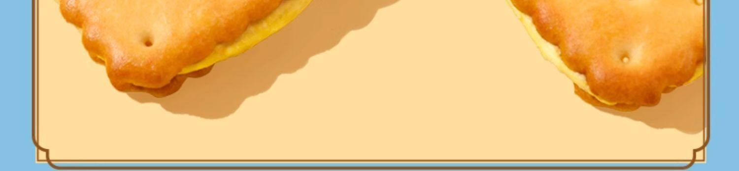 【中国直邮】 三只松鼠 夹心饼干芝士味 108g/袋 独立包装即食休闲零食 新年聚会下午茶甜点饼干