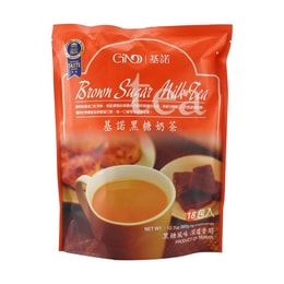 台灣基諾 香醇黑糖奶茶 即溶沖泡粉 18包入360g