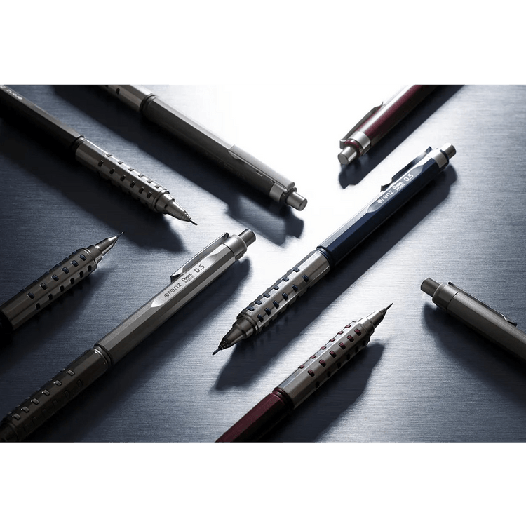 Pentel Orens AT Dual Grip Type Silver XPP2005-Z 1 - Yami.com