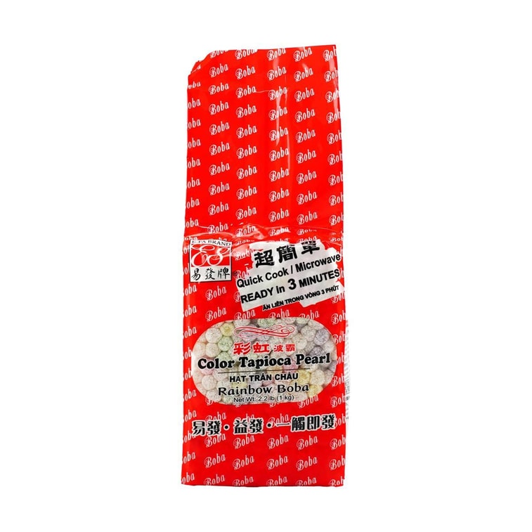 Tapioca Pearl Boba Rainbow Color, 35.27 oz 3