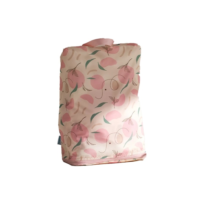 New Time Large Capacity Portable Waterproof Travel Storage Toilet Bag Peach Powder Three-Dimensional Shoe Bag 1 Pack