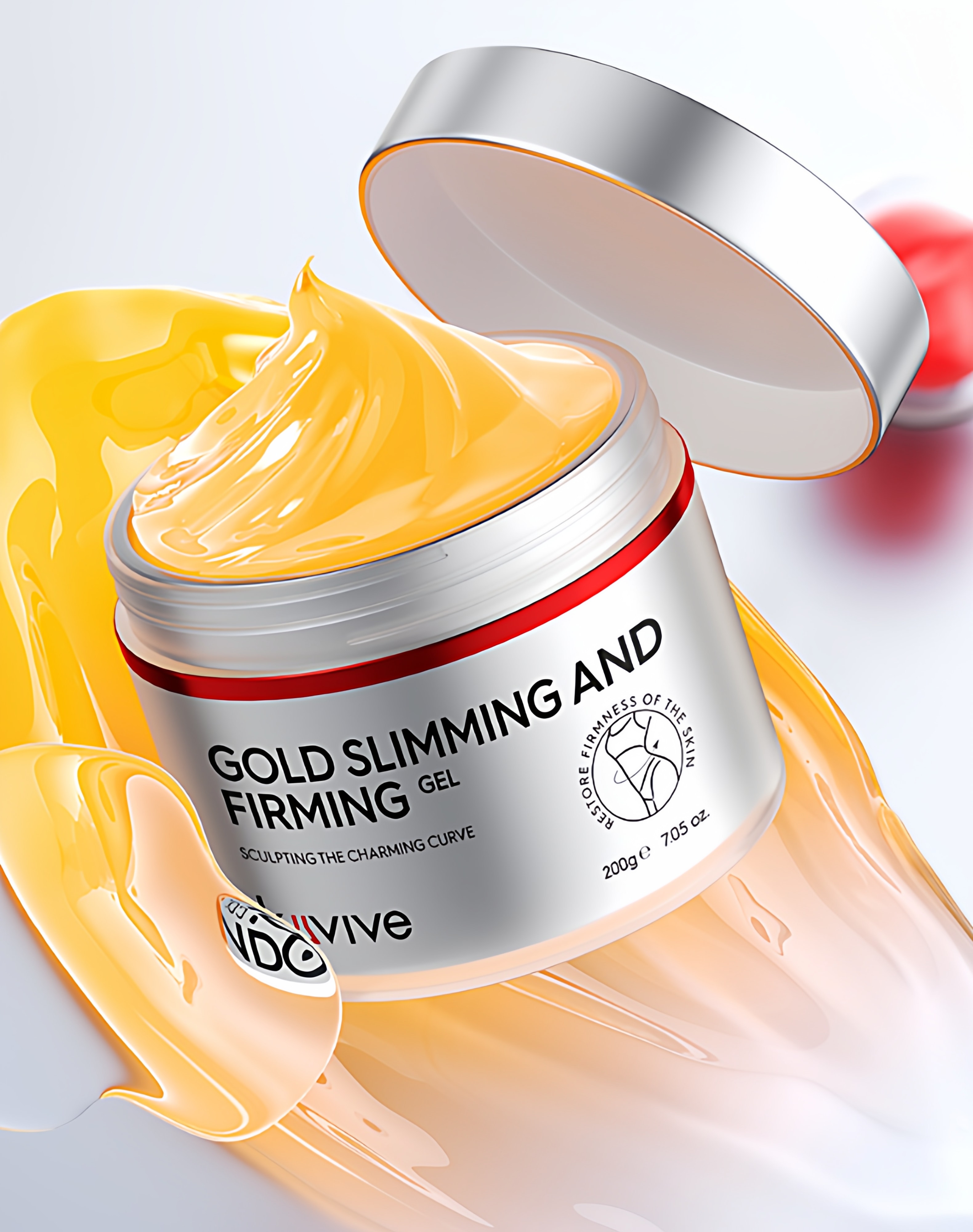 【中国直邮】 新加坡 Kuvive 燃脂膏 产后懒人大肚子松弛收紧致霜 全身手臂腿脱脂塑形纤体膏正品 200g/瓶