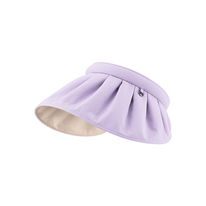 【Standard】Wide Brim Roll-up Sun Hat Sun Visor Purple