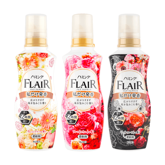 FLAIR Fabric Softener Laundry  Fragrance  520ml*3 【Value Pack】